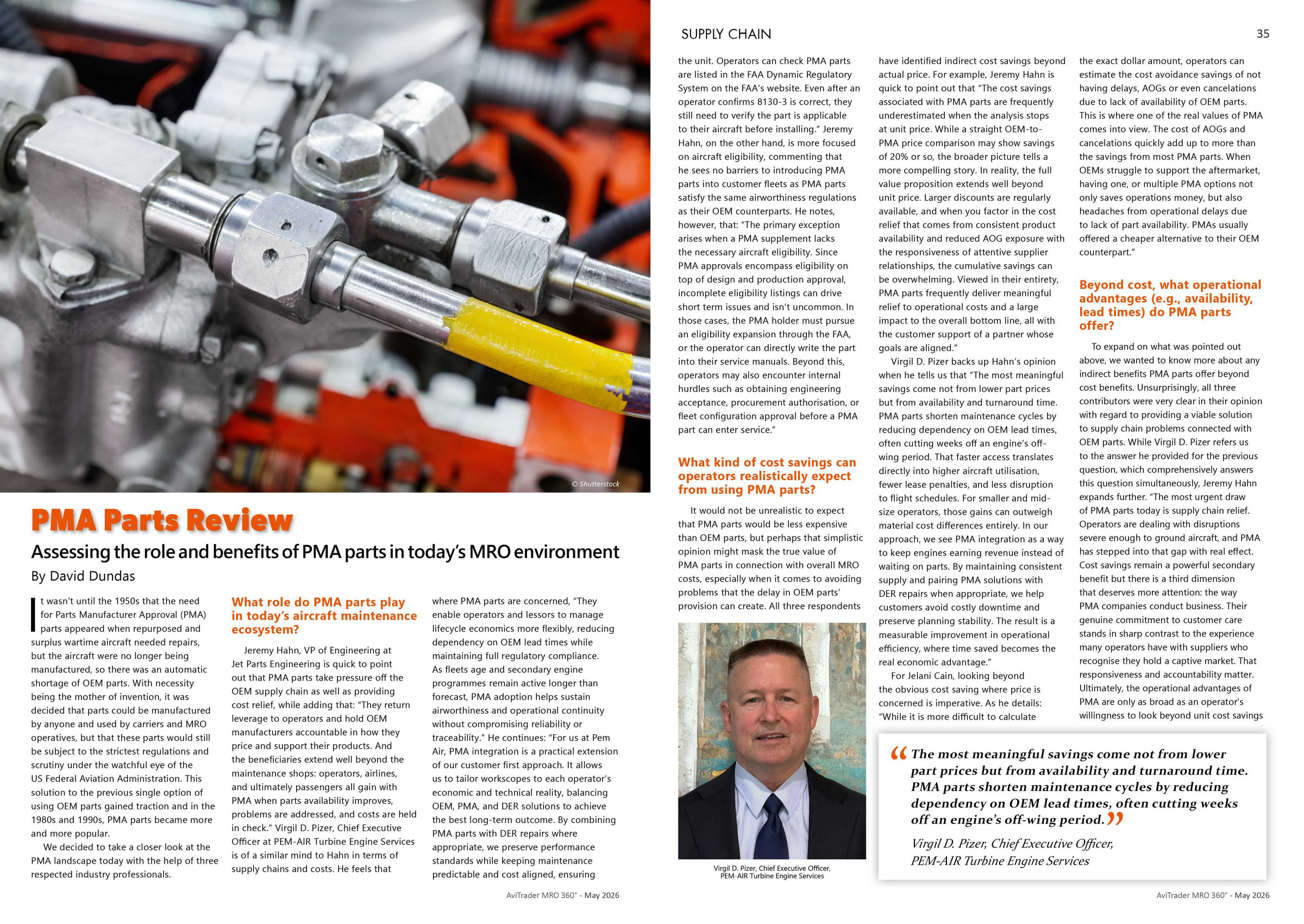 AviTrader Aviation News: PMA Parts Review